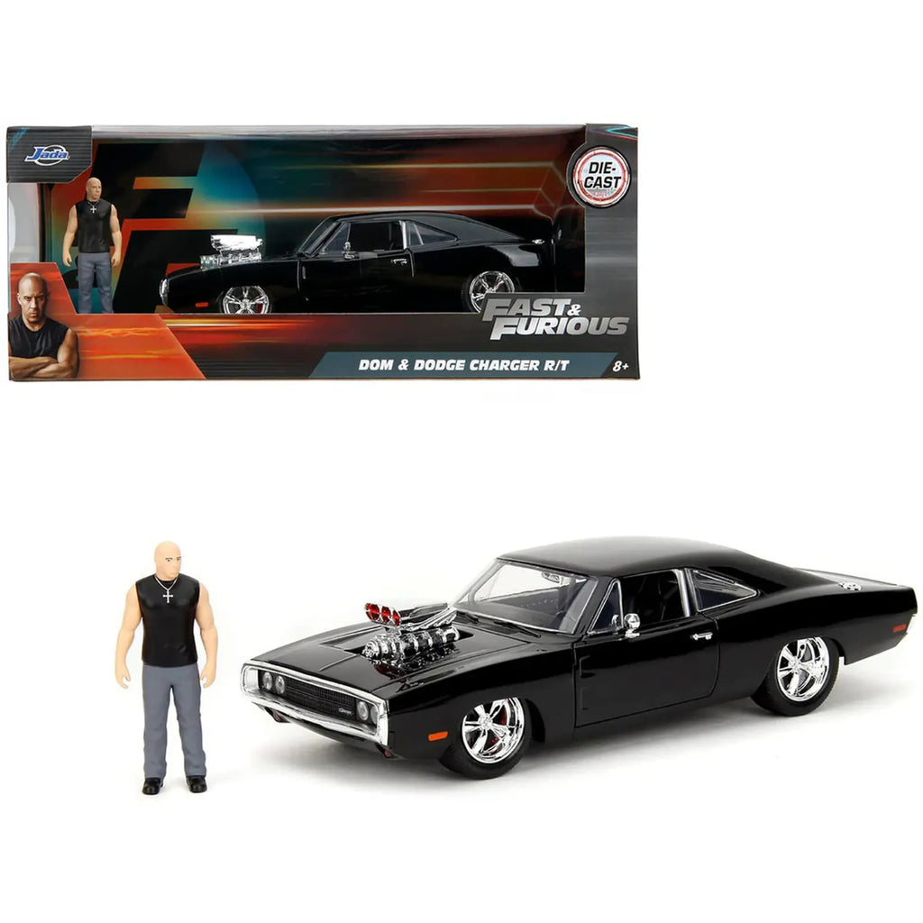 Auto a Escala Jada Toys Fast & Furious 1:24 - Dominic Toretto & Dodge Charger R/T