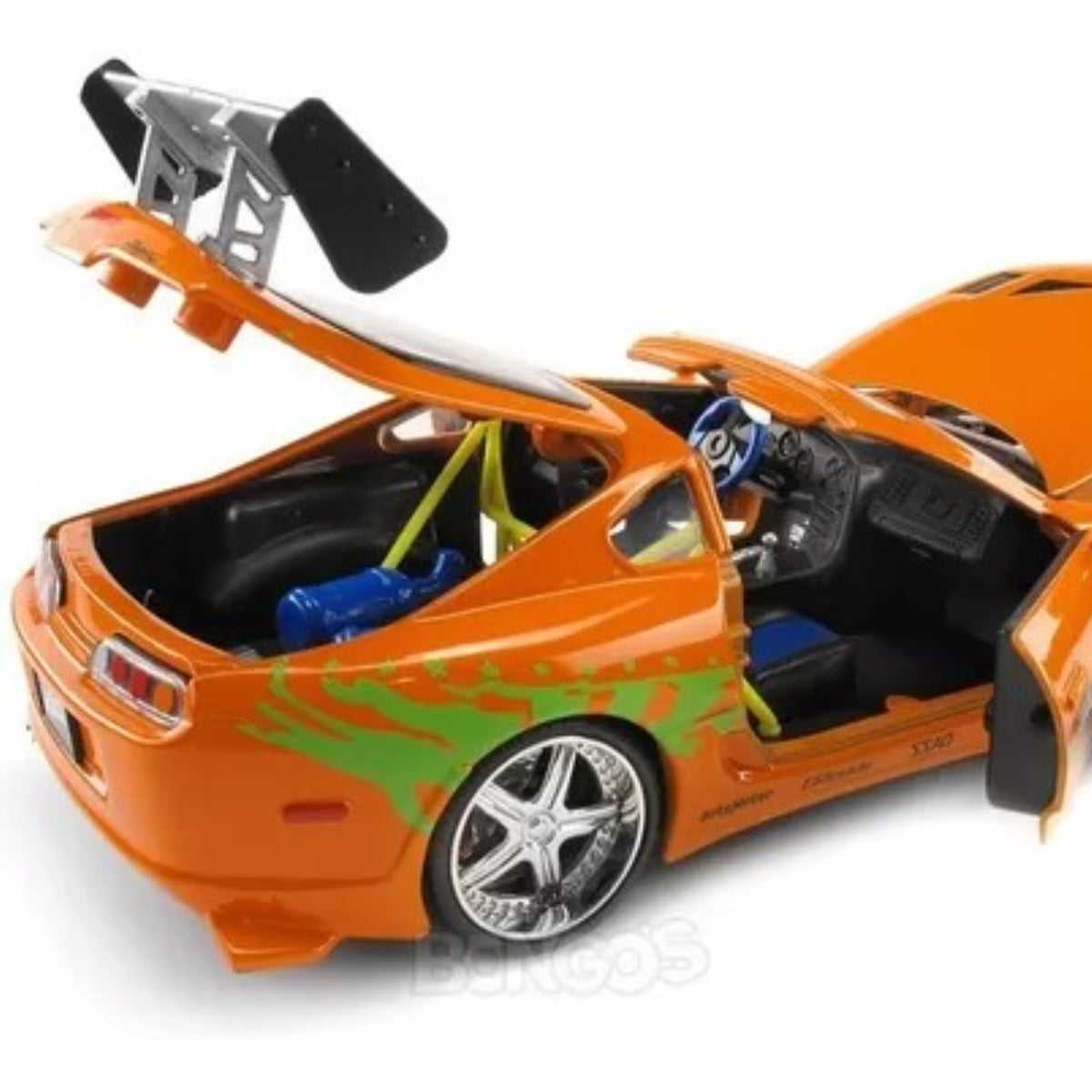 Toyota Supra - Edición Collector Orange (Escala 1:24) Con Figura