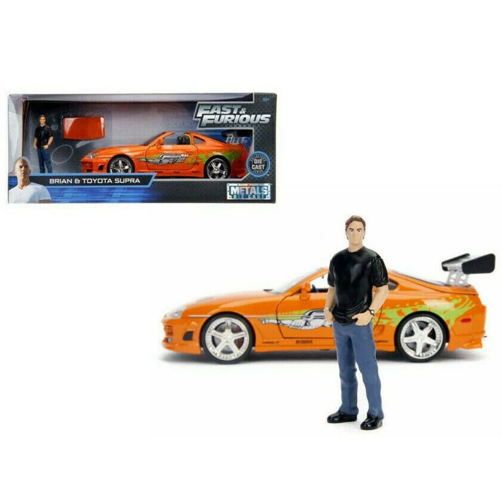 Toyota Supra - Edición Collector Orange (Escala 1:24) Con Figura