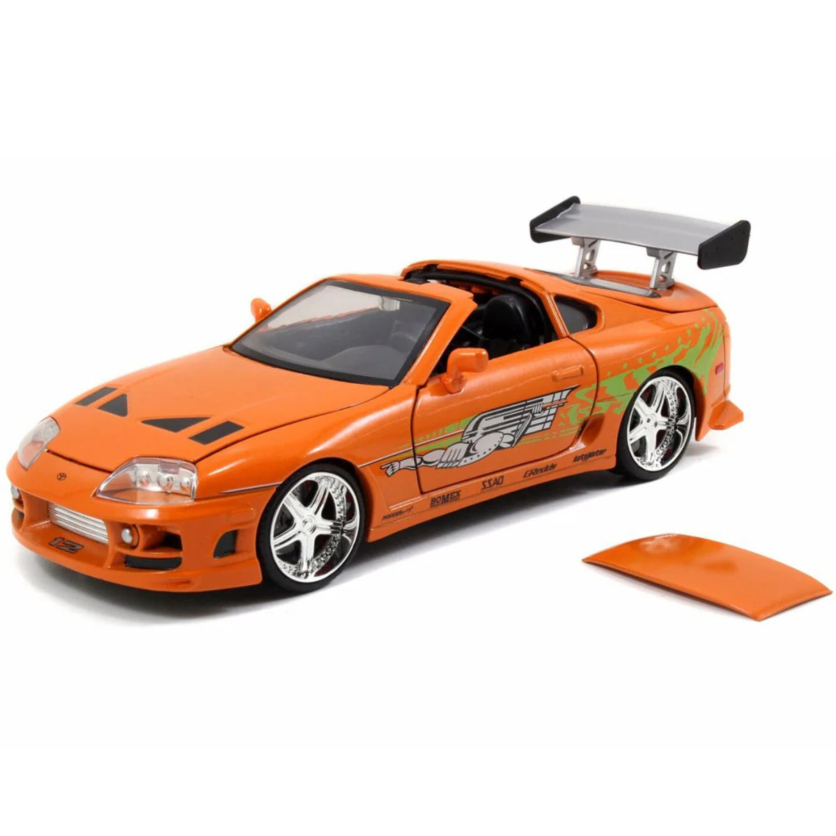 Toyota Supra - Edición Collector Orange (Escala 1:24) Con Figura