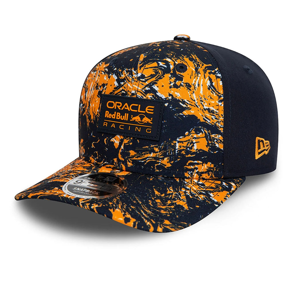Gorra New Era 9FIFTY Snapback Oracle Red Bull Racing F1 - Seasonal AOP Azul - Naranja