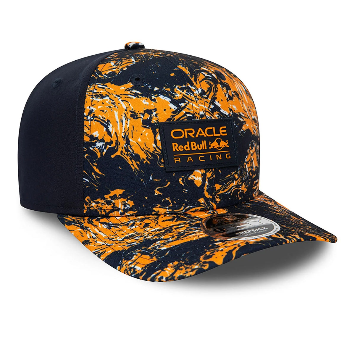 Gorra New Era 9FIFTY Snapback Oracle Red Bull Racing F1 - Seasonal AOP Azul - Naranja