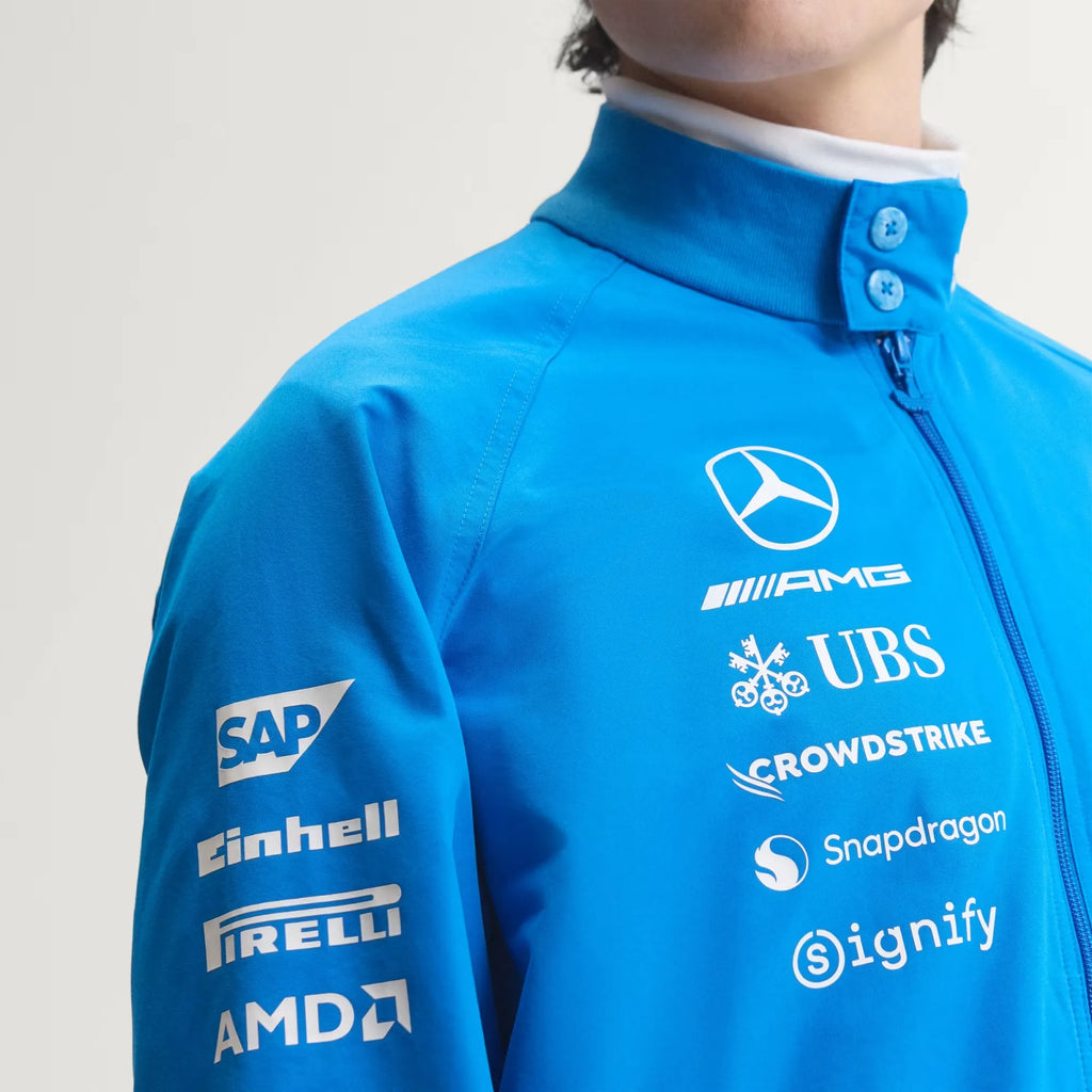PREVENTA CHAQUETA MERCEDES - AMG PETRONAS FORMULA 1 TEAM BLUE WONDER DRIVER HARRINGTON