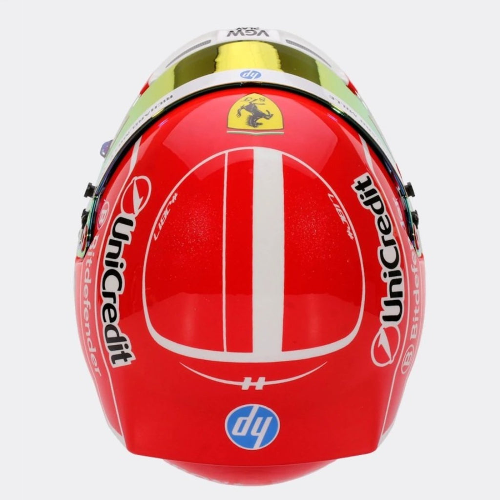 PREVENTA Charles Leclerc 2025 Mini Helmet Bell escala 1:2