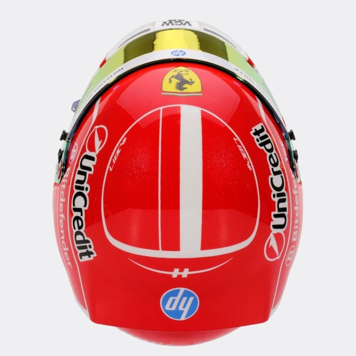 PREVENTA Charles Leclerc 2025 Mini Helmet Bell escala 1:2
