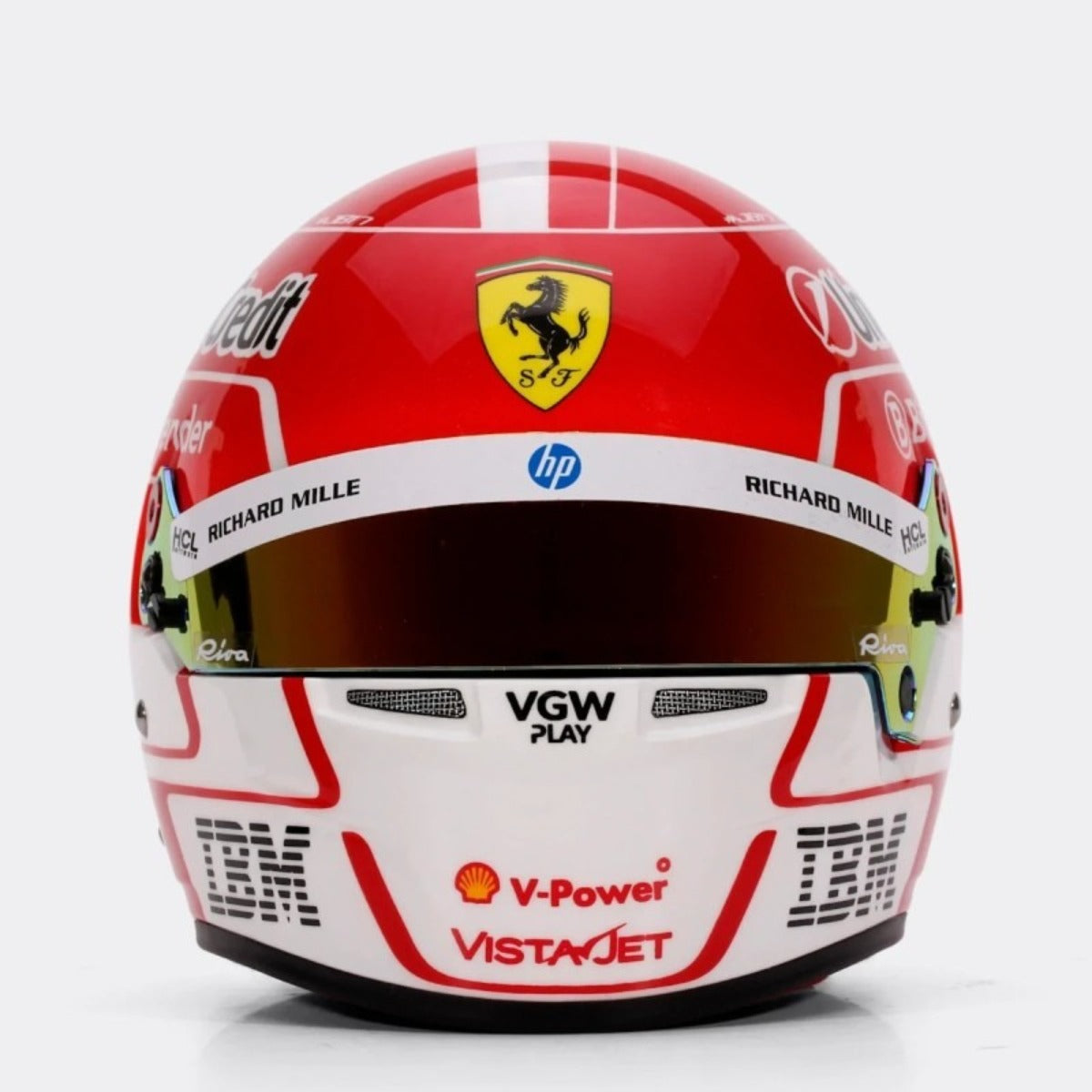 PREVENTA Charles Leclerc 2025 Mini Helmet Bell escala 1:2