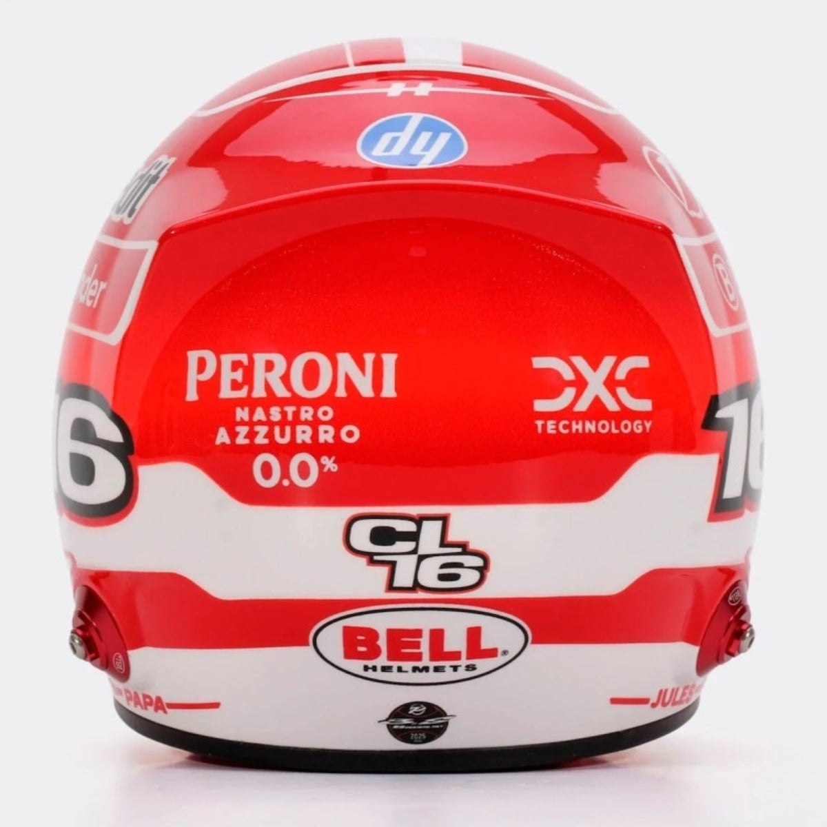 PREVENTA Charles Leclerc 2025 Mini Helmet Bell escala 1:2