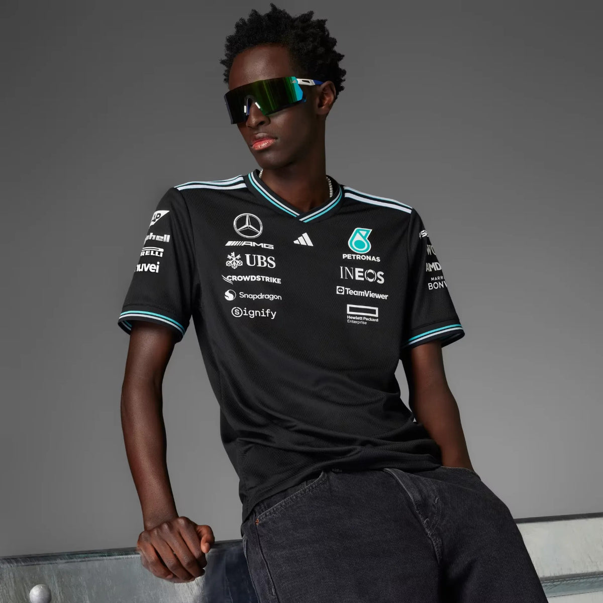 PREVENTA POLERA MERCEDES - AMG PETRONAS FORMULA ONE TEAM DRIVER JERSEY AUTHENTIC MEN