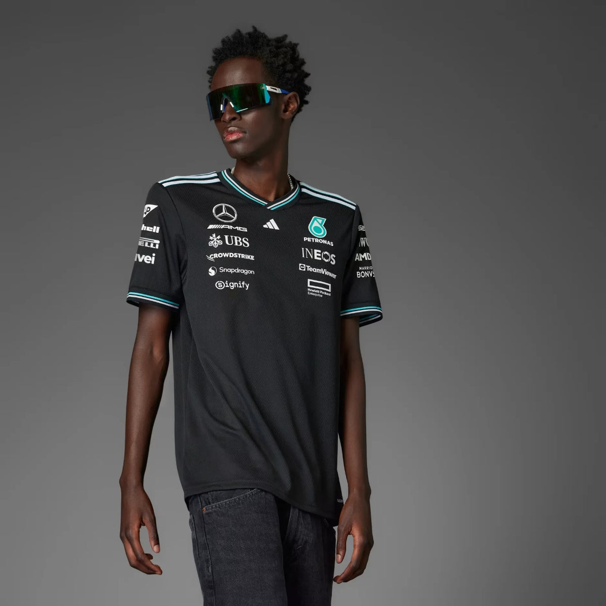 PREVENTA POLERA MERCEDES - AMG PETRONAS FORMULA ONE TEAM DRIVER JERSEY AUTHENTIC MEN