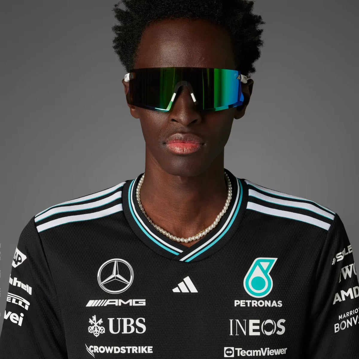 PREVENTA POLERA MERCEDES - AMG PETRONAS FORMULA ONE TEAM DRIVER JERSEY AUTHENTIC MEN