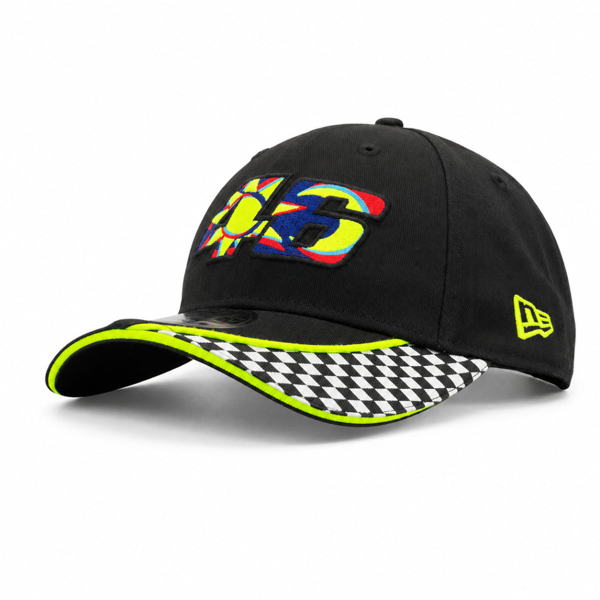 PREVENTA NewEra VR46 CHECK 9FORTY MC BLACK