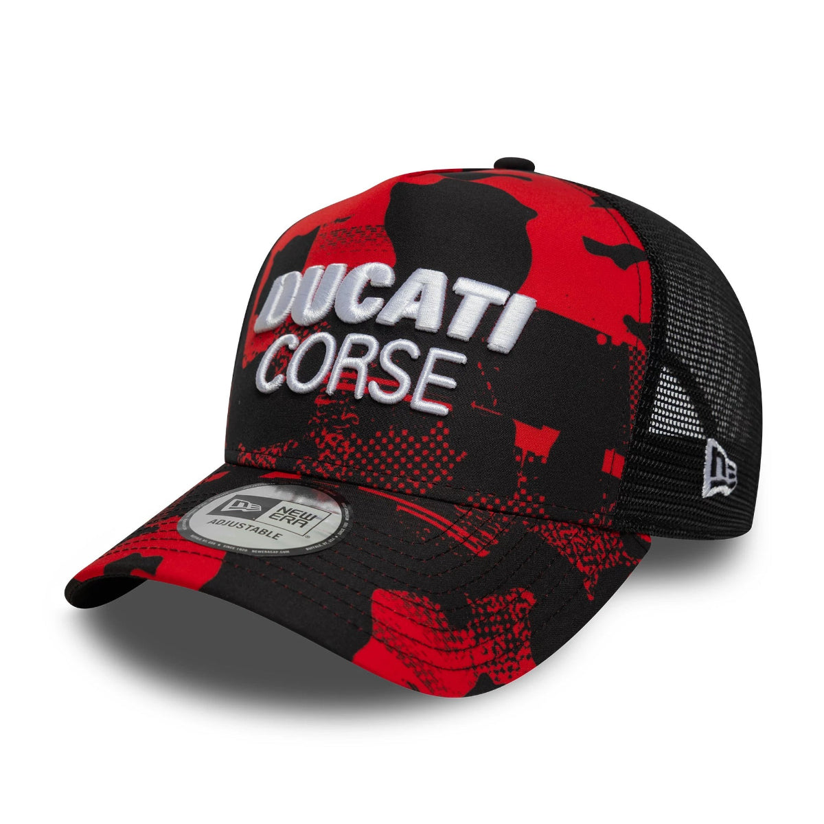 PREVENTA NewEra DUCATI CAMO EF TRUCKER BLACK
