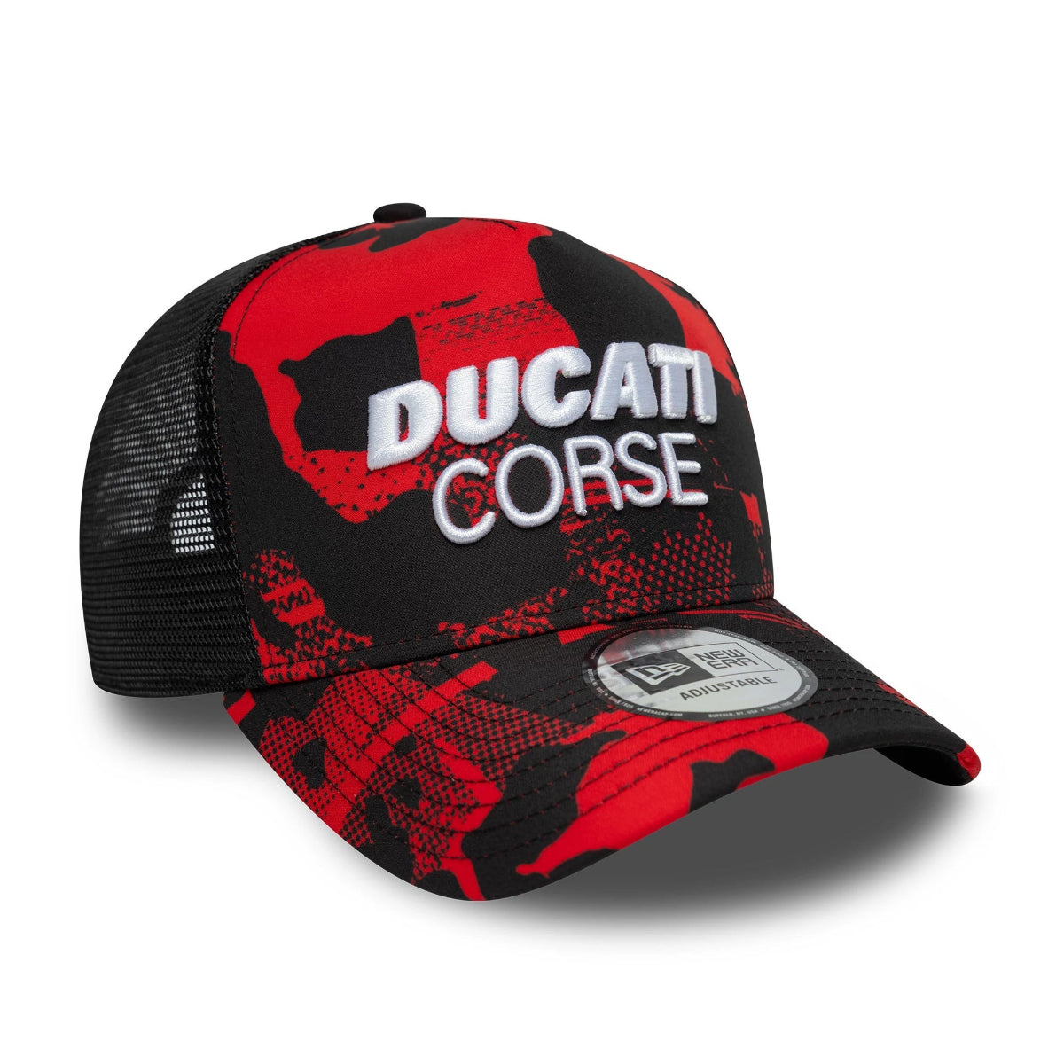 PREVENTA NewEra DUCATI CAMO EF TRUCKER BLACK