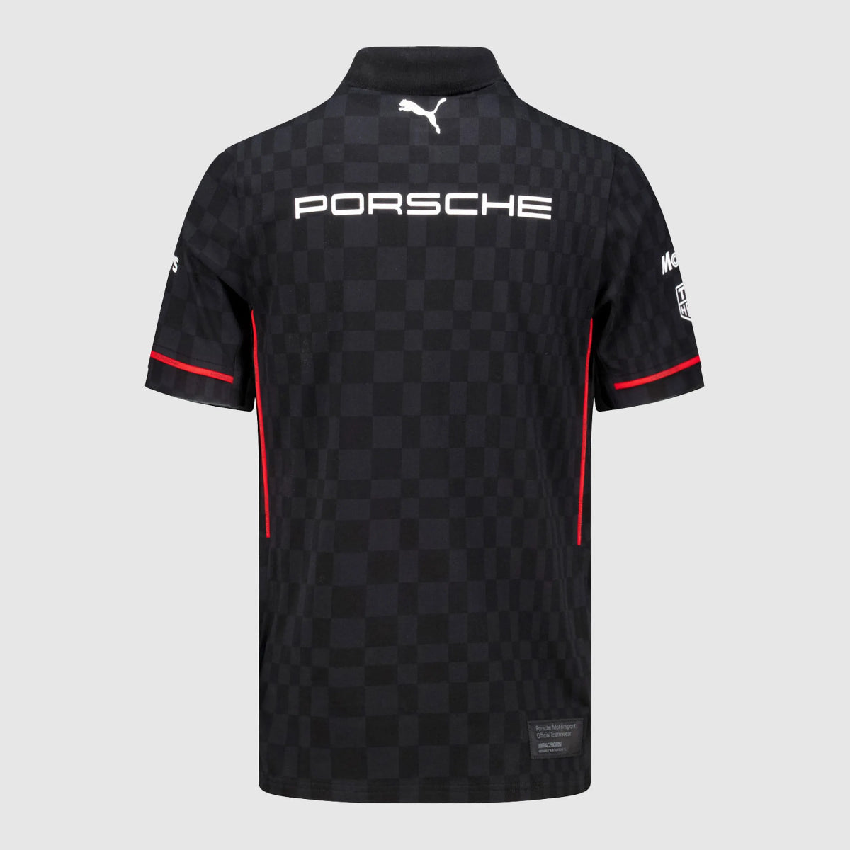 PREVENTA PORSCHE MENS RP TEAM POLO  BLACK
