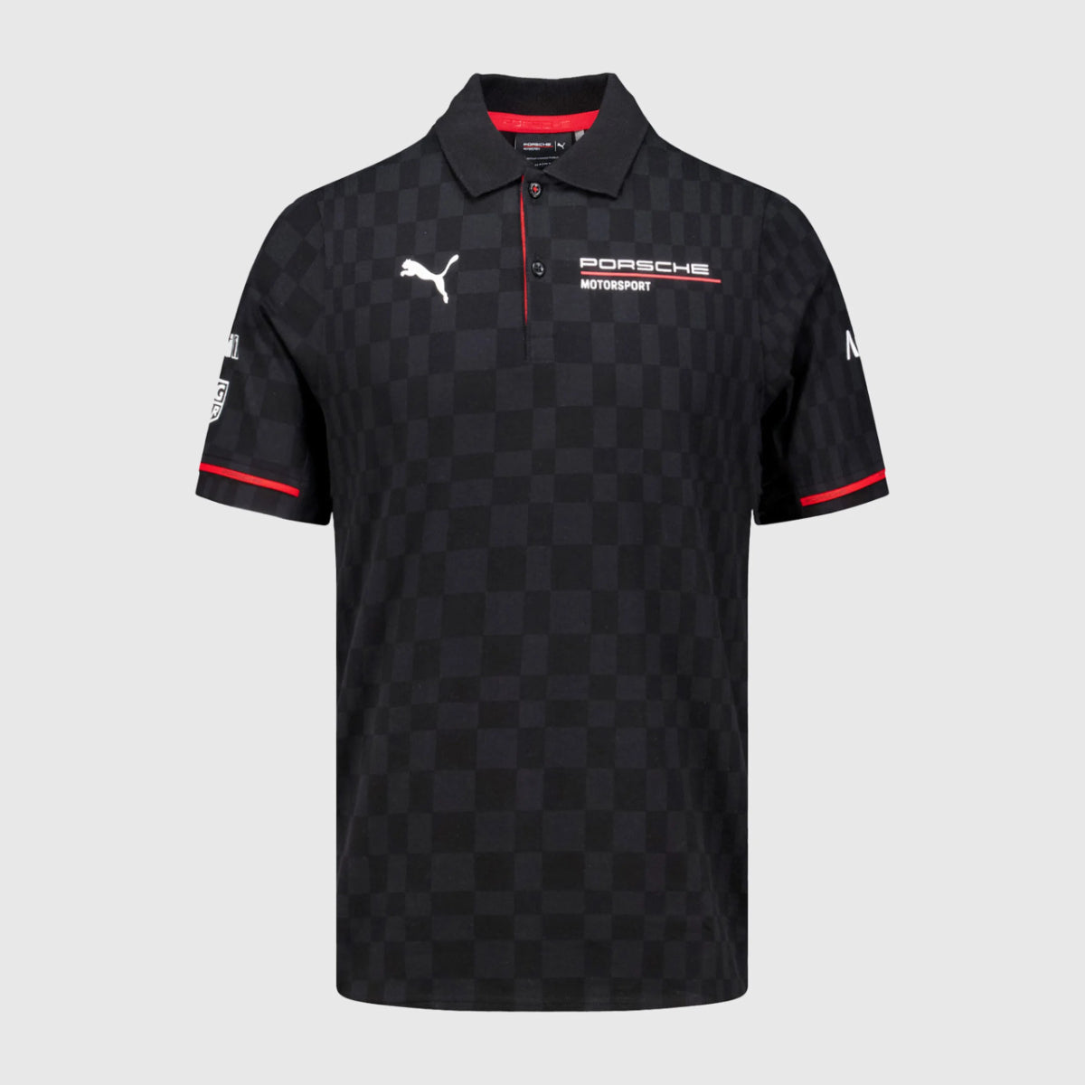 PREVENTA PORSCHE MENS RP TEAM POLO  BLACK
