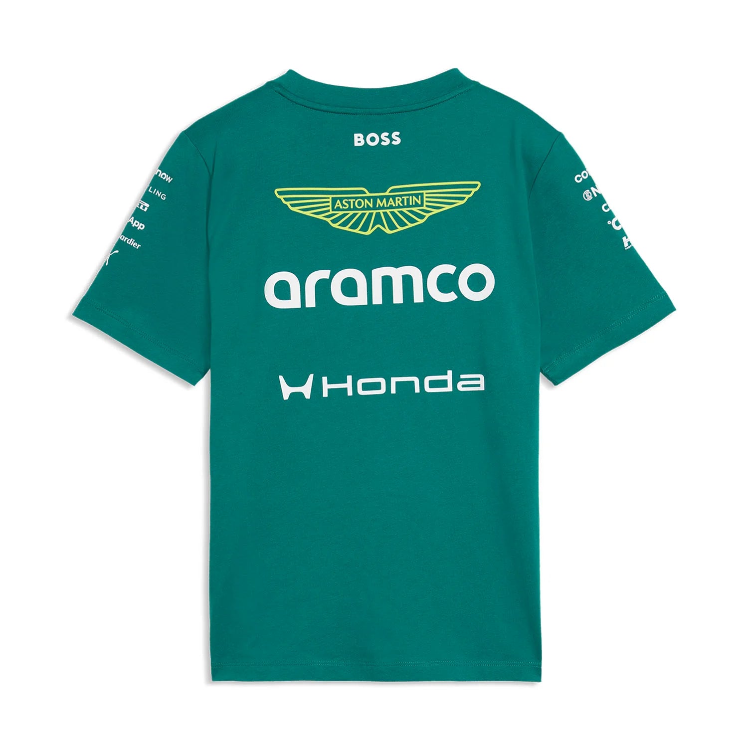 Polera Infantil Aston Martin F1 Team Aramco - Kids Replica Tee