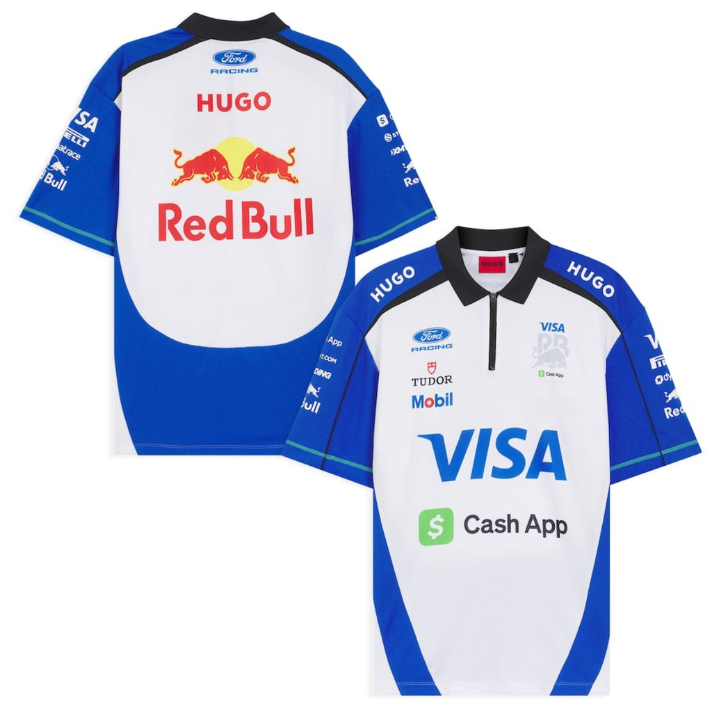 Polera Polo Oficial Visa Cash App RB F1 Team - Temporada 2026