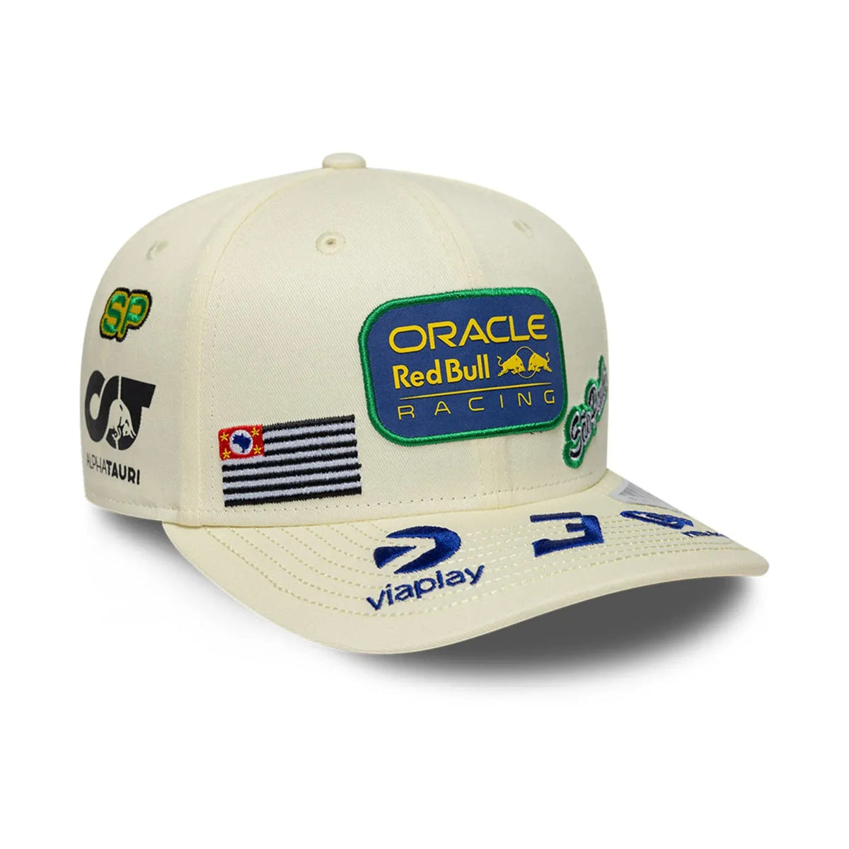 PREVENTA Gorra Red Bull Racing 9SEVENTY Max Verstappen Brazil GP Special Edition Chalk White