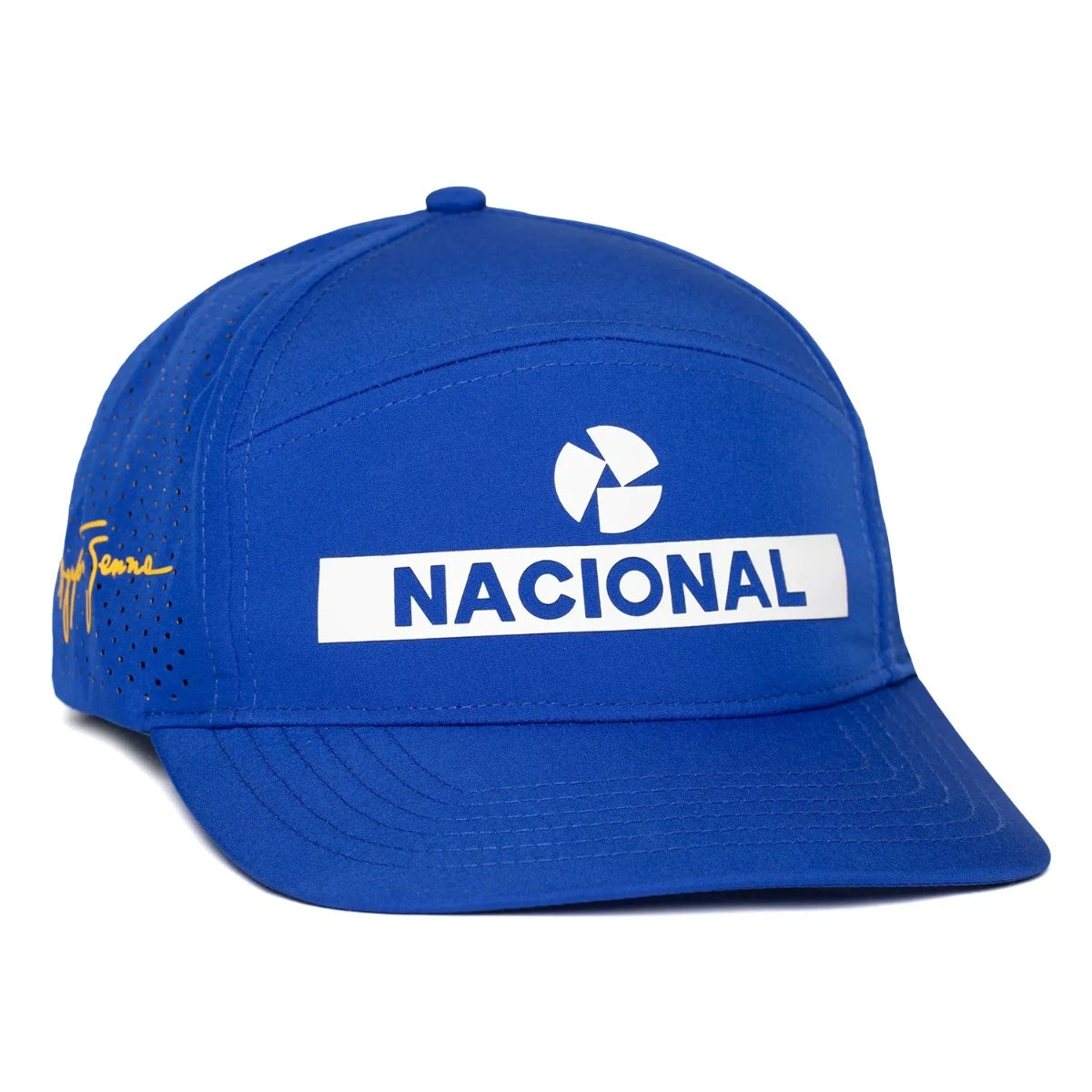 PREVENTA  Gorra Ayrton Senna Nacional Laser Cut Perf Cap Blue