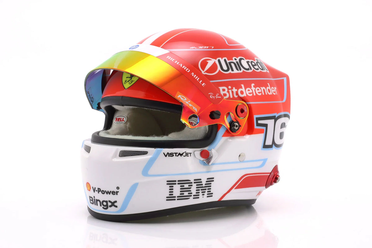 Casco Bell 1:2 Charles Leclerc Scuderia Ferrari 2026 — Mini Helmet (Edición Oficial)