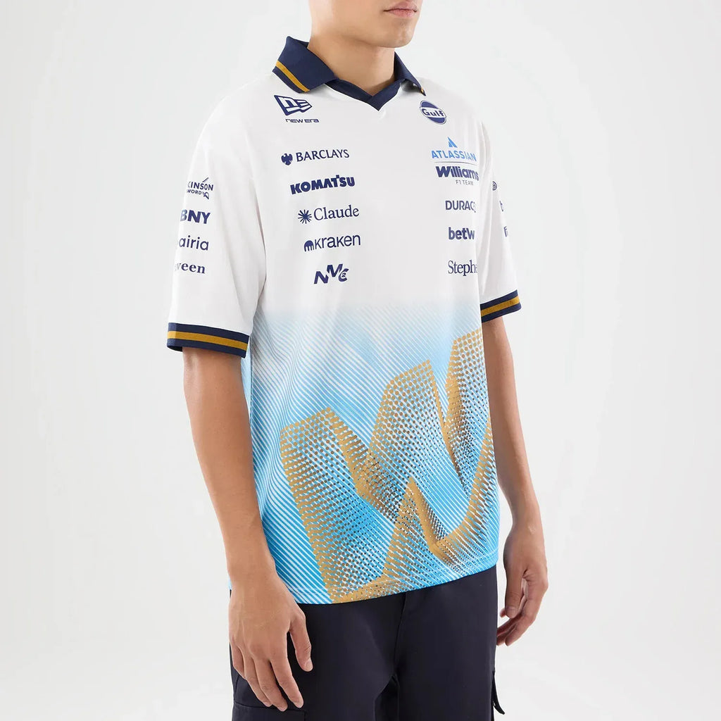 PREVENTA Polera Polo New Era Williams Racing Madrid Collar Tee - Black SKU 60981487