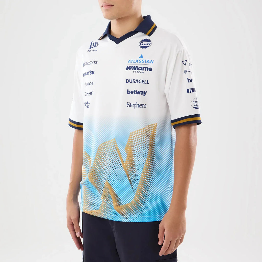 PREVENTA Polera Polo New Era Williams Racing Madrid Collar Tee - Black SKU 60981487
