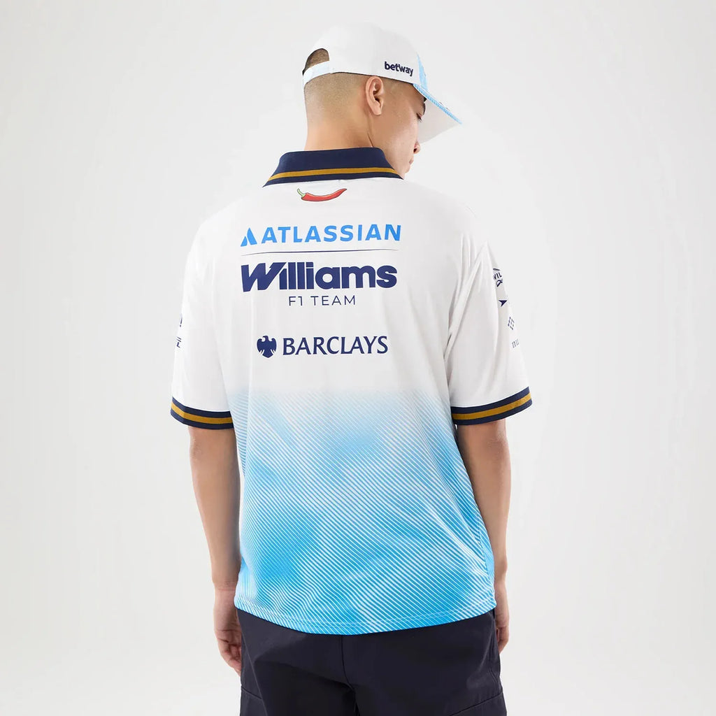 PREVENTA Polera Polo New Era Williams Racing Madrid Collar Tee - Black SKU 60981487