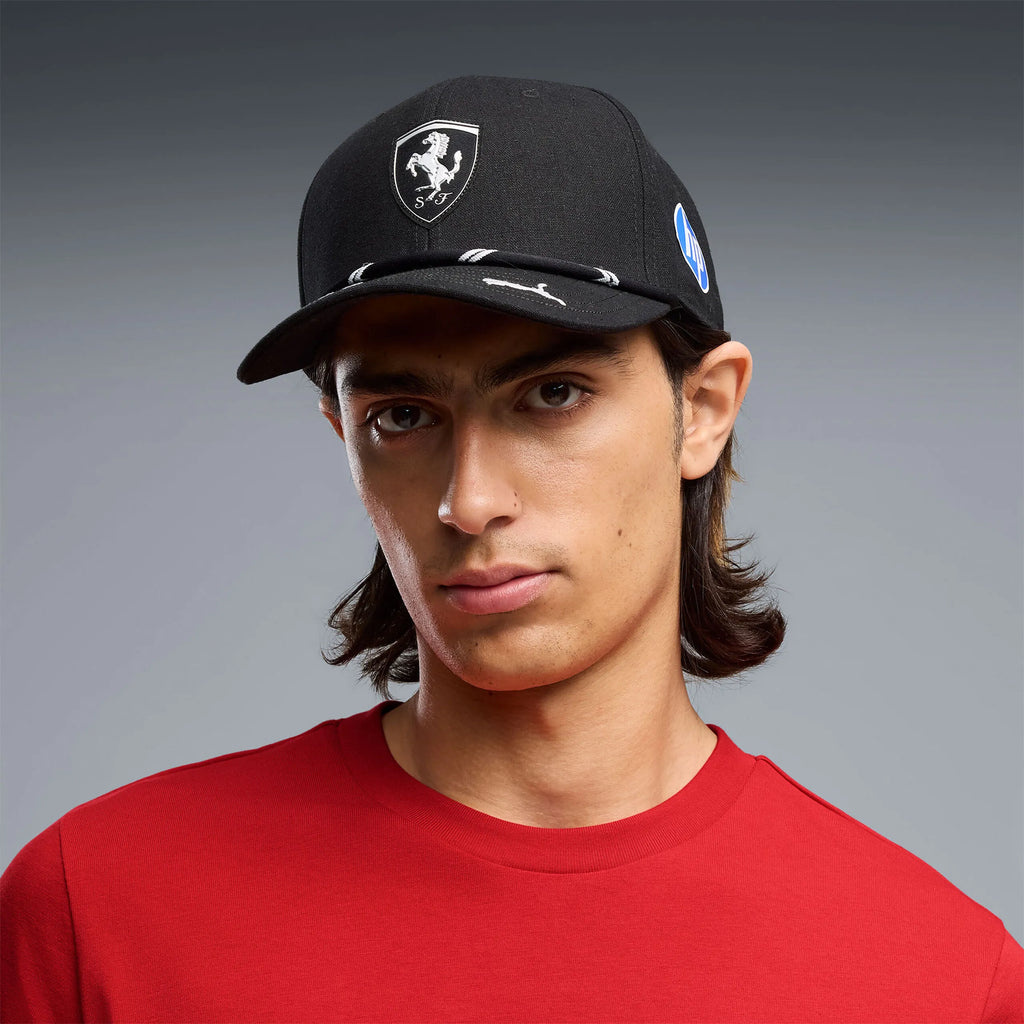 PREVENTA Gorra Scuderia Ferrari Charles Leclerc Singapore GP Special Edition Cap - Black SKU 701242274