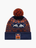 PREVENTA Gorro de Lana Red Bull KTM Factory Racing Xmas Winter Bobble Beanie - Navy SKU KTM264010