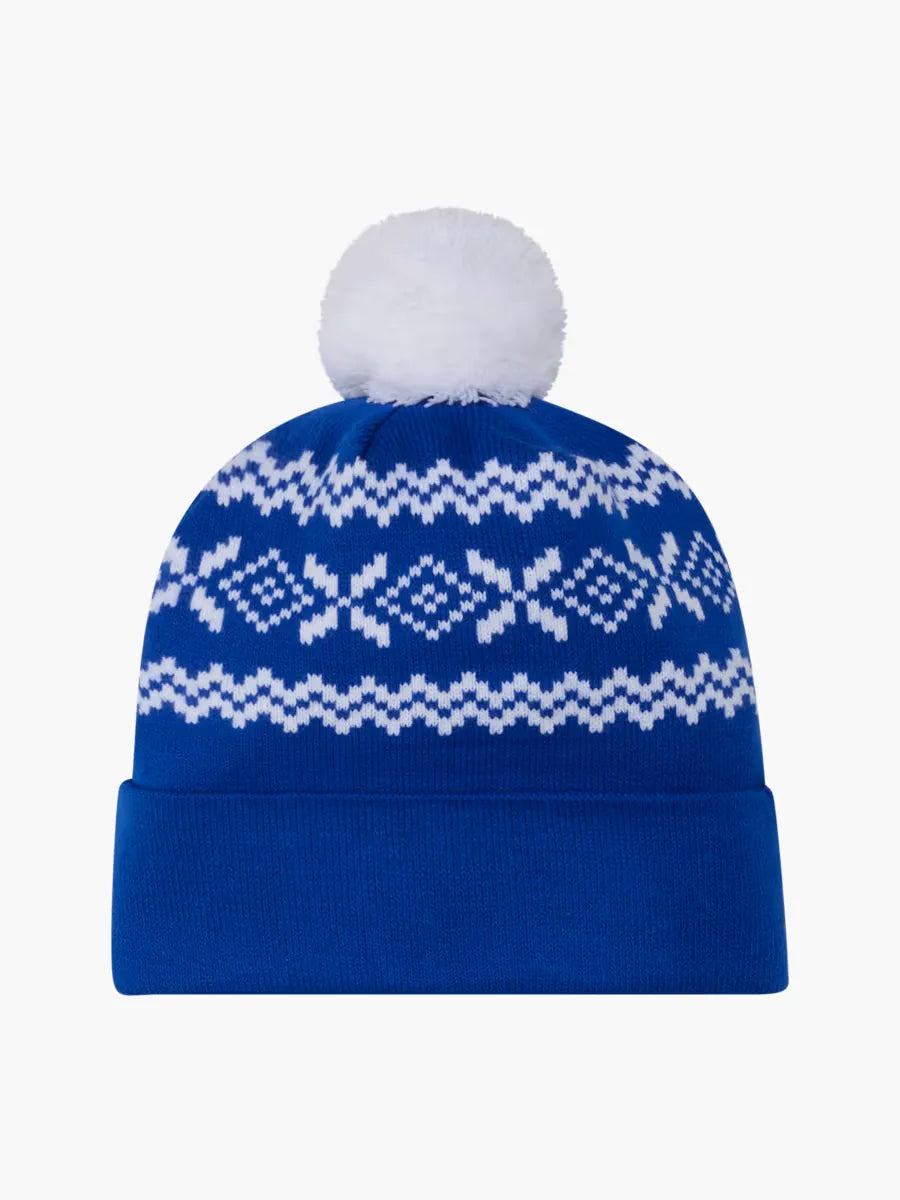 Gorro de Lana Red Bull-BORA-hansgrohe Xmas Winter Pompon Beanie - Blue SKU RBB264026
