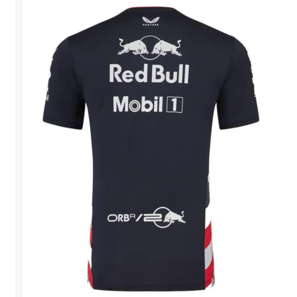 PREVENTA Polera Masculina Oracle Red Bull Racing America Race Team Tee - Navy SKU TM5971