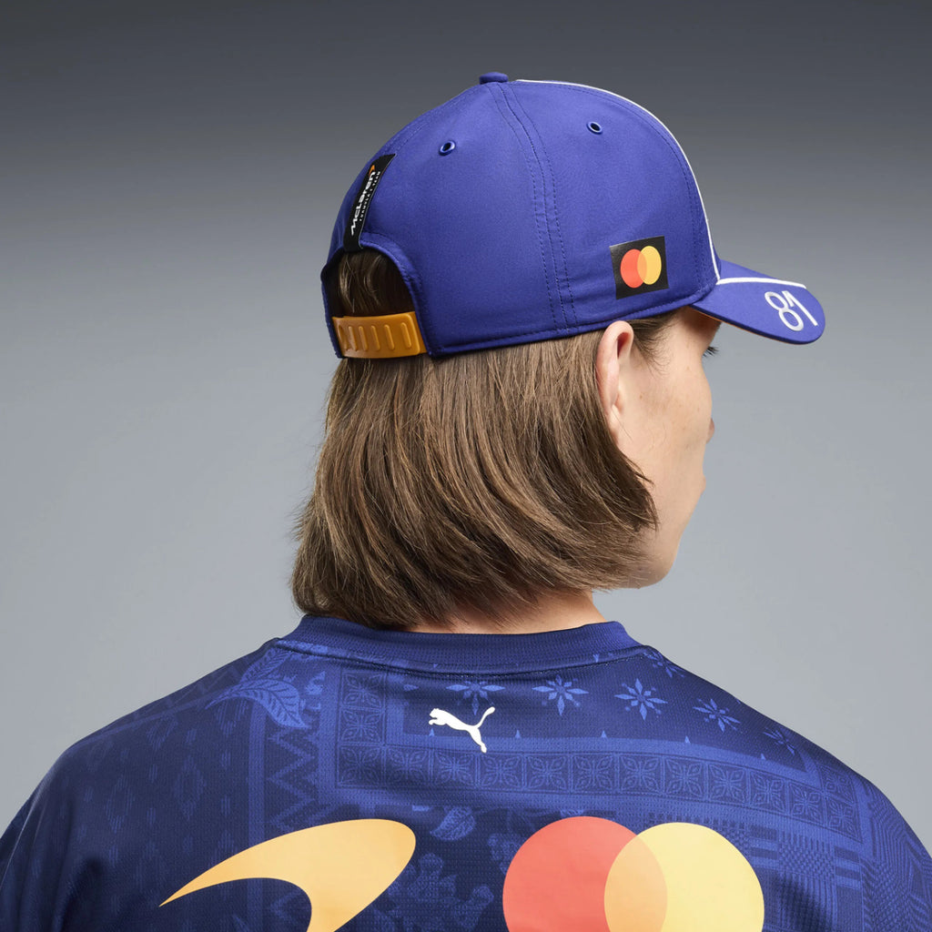 PREVENTA Gorra McLPREVENTA aren F1 Oscar Piastri Singapore GP Baseball Cap - Blue SKU 701244053