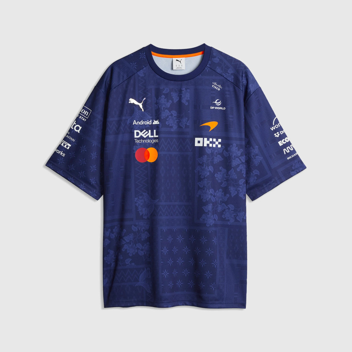 PREVENTA Polera Masculina McLaren F1 Singapore Drivers T-Shirt - Blue SKU 70124413