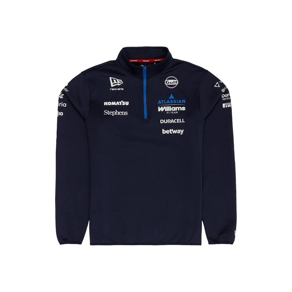 Zip 1/4 NewEra Williams F1 MID LAYER NSN NAVY