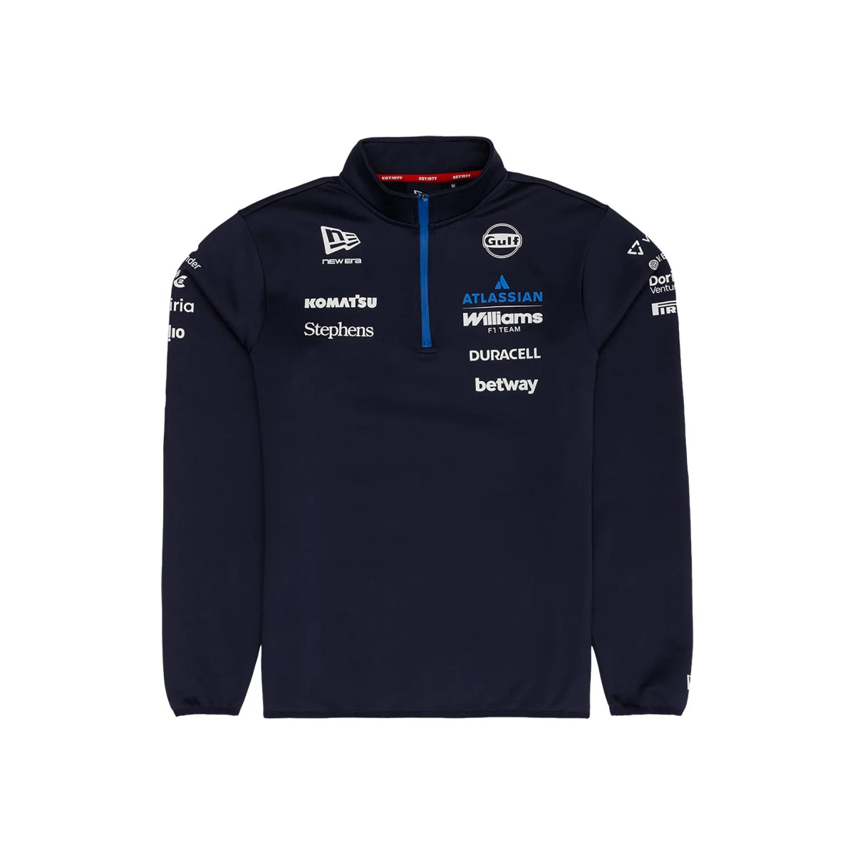 Zip 1/4 NewEra Williams F1 MID LAYER NSN NAVY