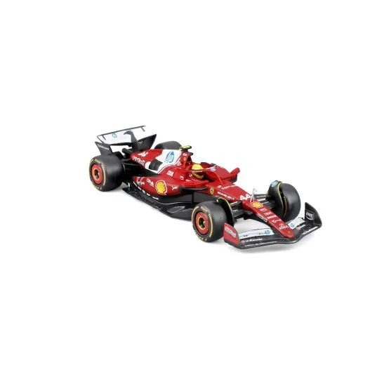 Burago Ferrari SF-25 2025 #44 Lewis Hamilton Scale Model Car in Acrylic Box, Burago 1:43