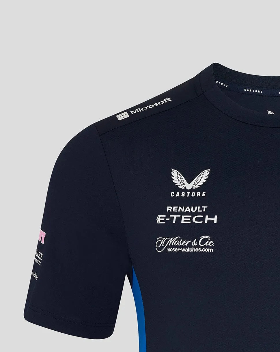 Polera Oficial Alpine F1 Team Set Up Tee - Blue