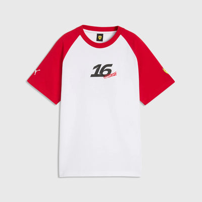 Polera FERRARI FW Leclerc Tee