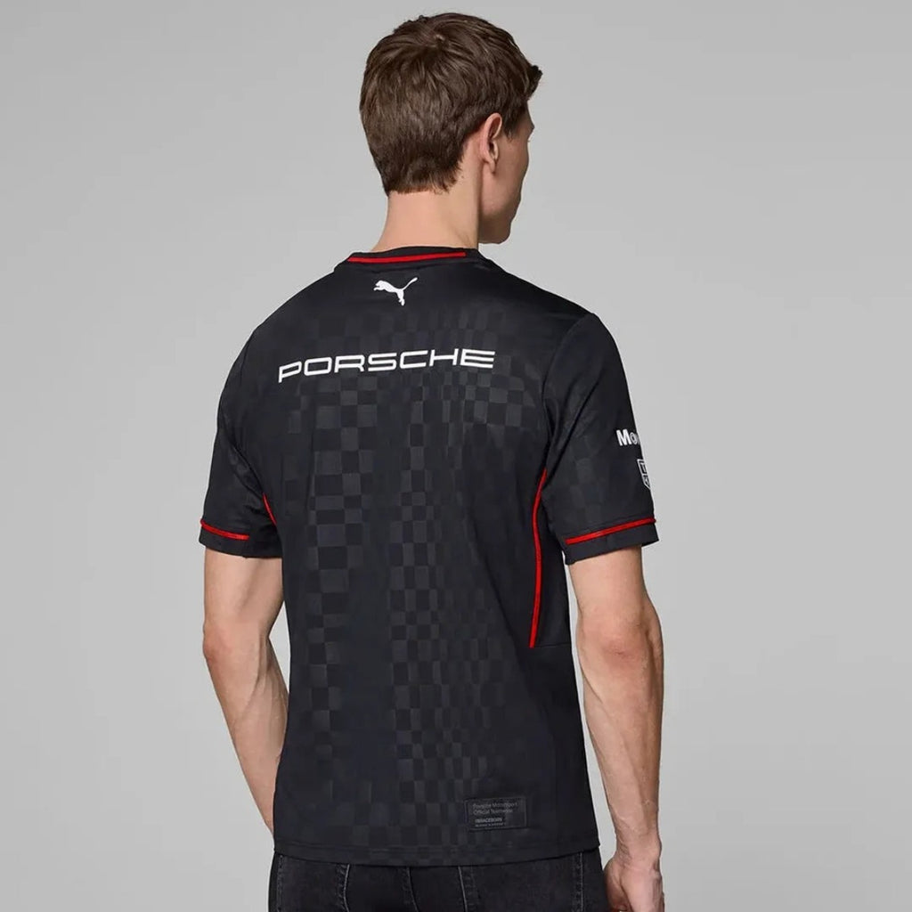 POLERA PORSCHE MOTORSPORT TEAM TEE MENS BLACK