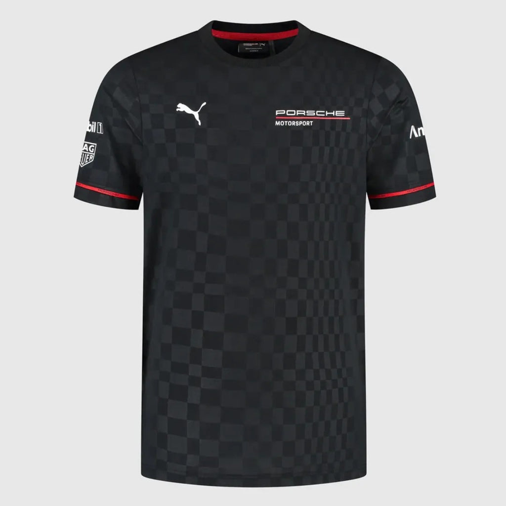 POLERA PORSCHE MOTORSPORT TEAM TEE MENS BLACK