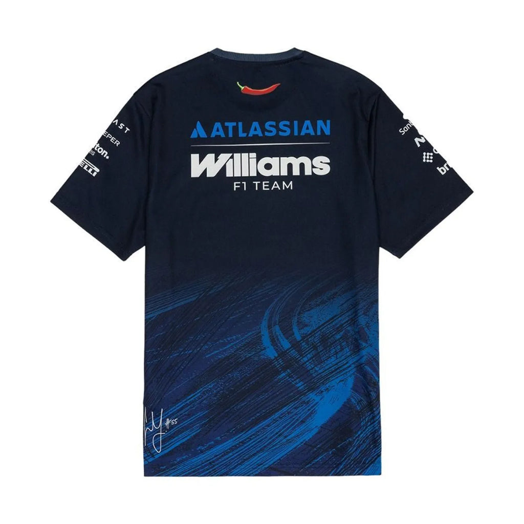 Polera Oficial Carlos Sainz #55 Williams Racing - New Era Tech Tee