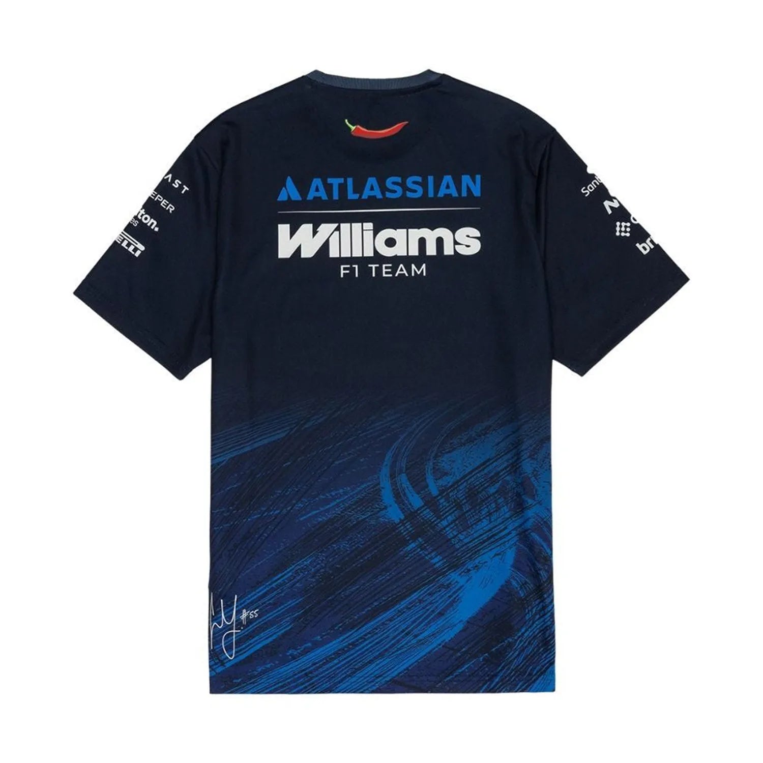Polera Oficial Carlos Sainz #55 Williams Racing - New Era Tech Tee