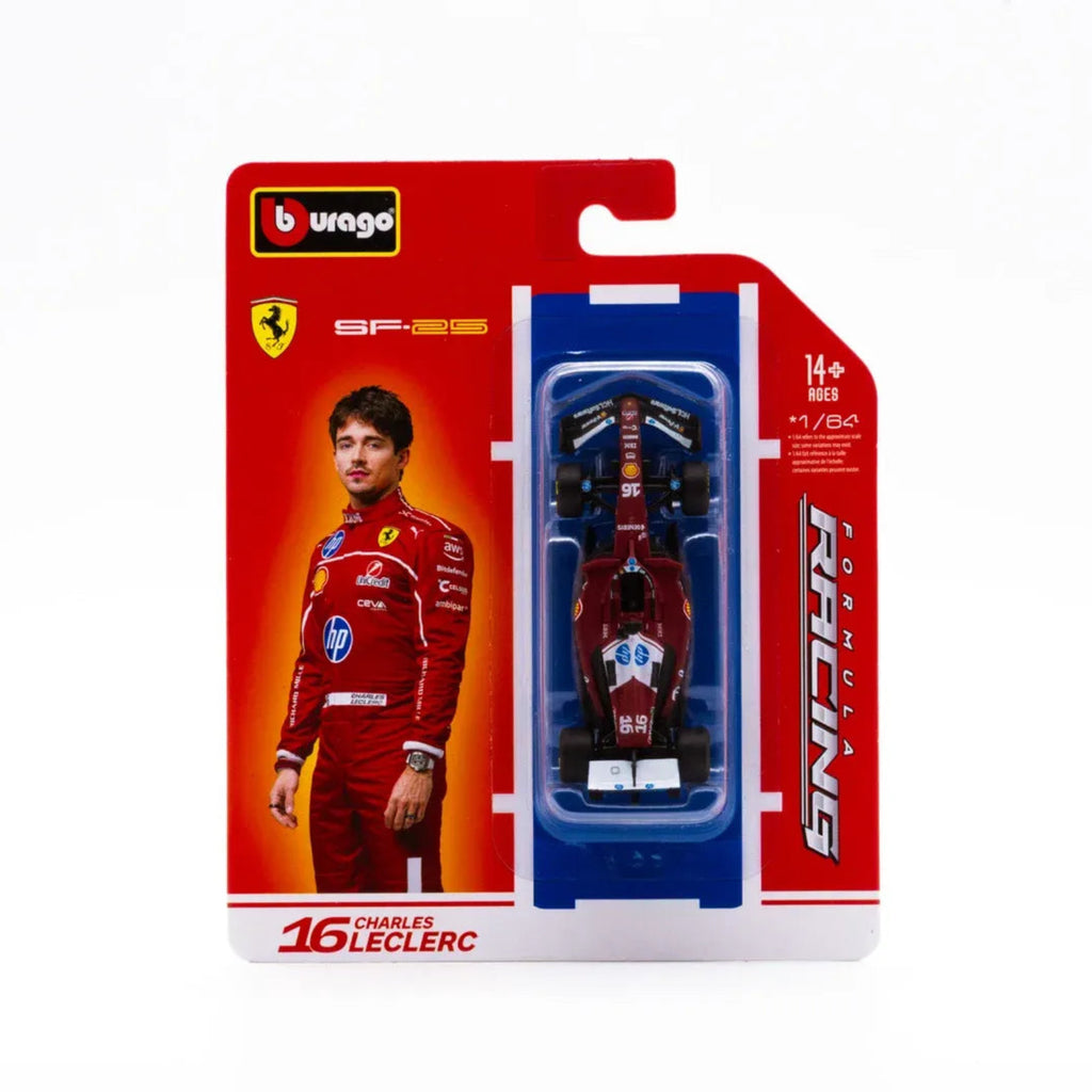 Auto Escala Burago F1 Ferrari SF-25 2025 #16 Charles Leclerc Burago 1:64