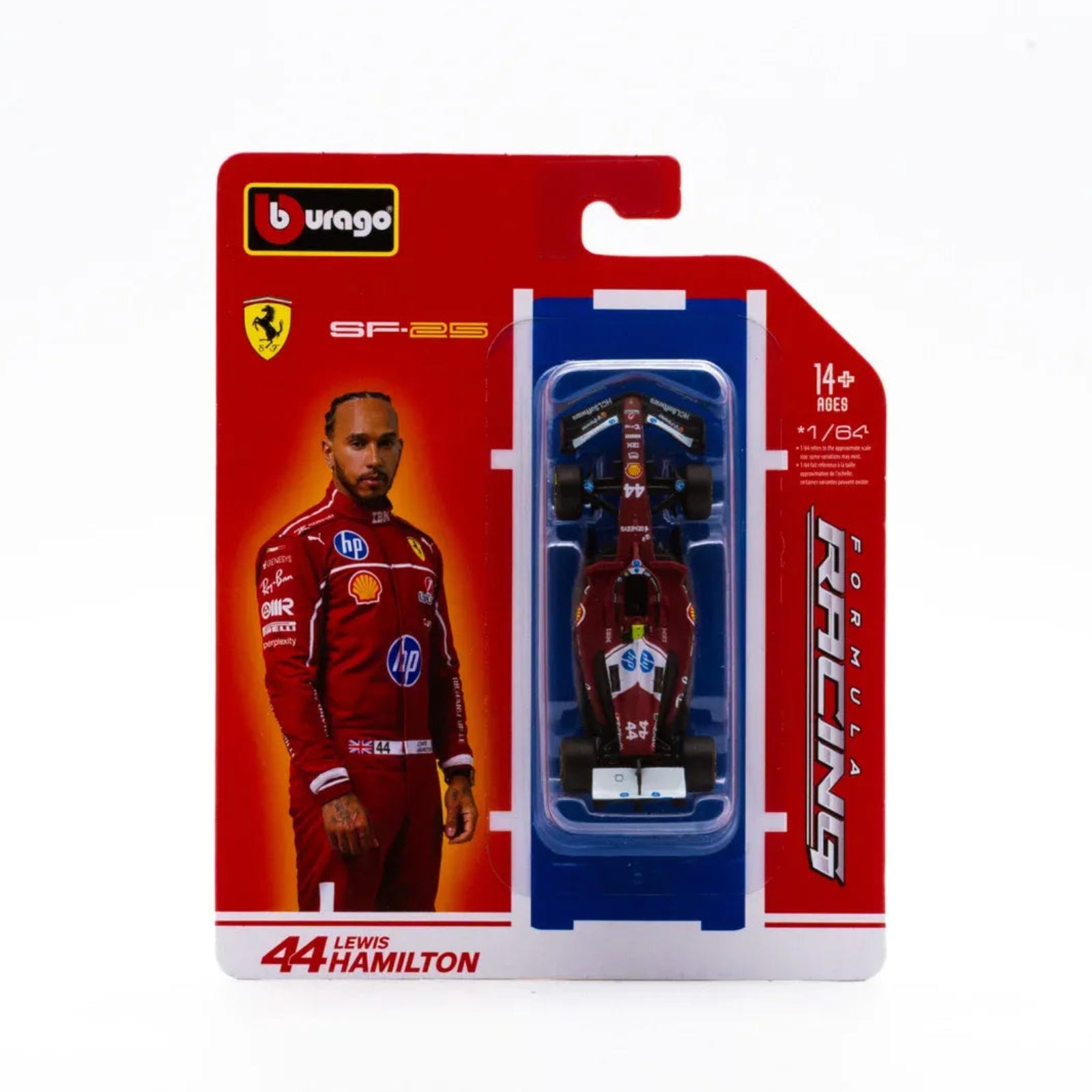 Auto Escala Burago F1 Ferrari SF-25 2025 #44 Lewis Hamilton Burago 1:64