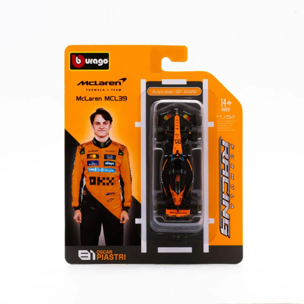 Auto Escala Burago F1 McLaren MCL39 2025 #81 Oscar Piastri Burago 1:64