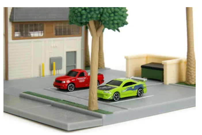 Fast & Furious Diorama Toretto Cafe Scene 1:64 Nano Scene