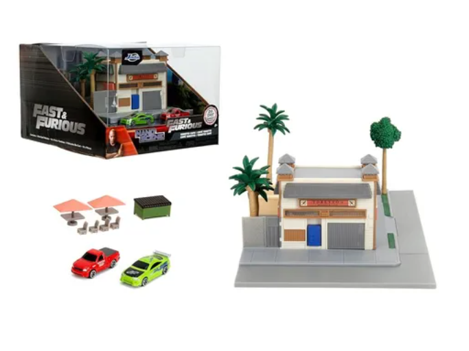 Fast & Furious Diorama Toretto Cafe Scene 1:64 Nano Scene