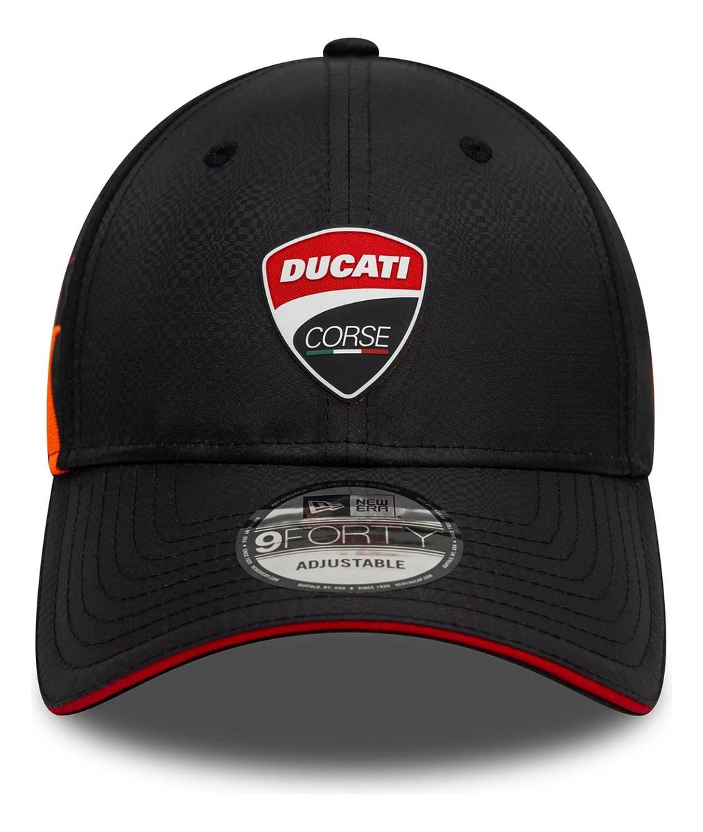 New Era Ducati Gradient Print 9forty Black Curved Visor Cap