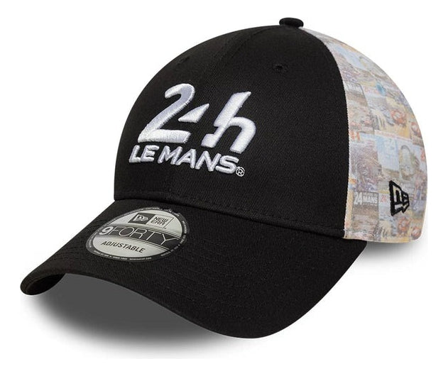 Newera 24h Lemans Aop 9forty Cap Black