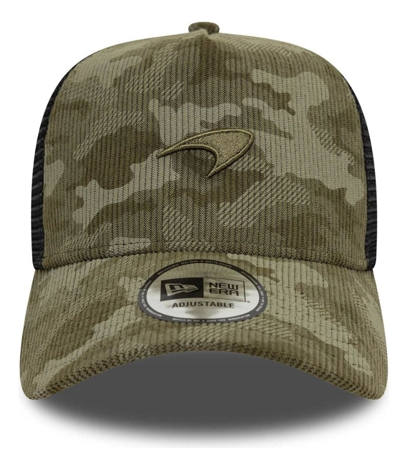 Gorra Mclaren Cord Camo 9forty Ef Trucker Green Temp 2025